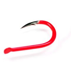 10PCS/Pack Iseama Red Carp Fishing Hook Color Red Shape Round Origin China Location Pond Trademark As show Model NO. TF-147546 - Image 5