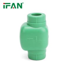 Ifan Customized Plastic Valves Plumbing Material Horizontal Check Valve ISO 15874 PPR Check Valve - Image 3