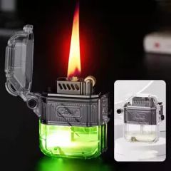 Kerosene Luminous Waterproof Grinding Wheel Lighter - Image 3