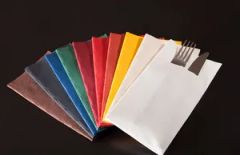 Restaurant Airlaid Tissue Colorful Customized Dinner Pocket Paper Napkins - Image 6