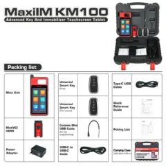 Autel Maxiim Km100 Key Fob Programming Tool IMMO Key Programmer - Image 4