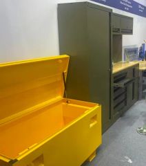 Storage Boxes & Secure Metal Cabinets Tool Chests Enclosure Wheeled No Material Iron Trademark DINGLING Model NO. - Image 2