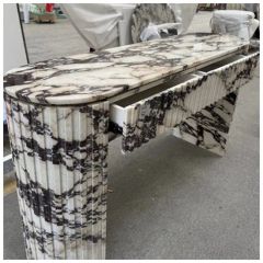 Calacatta Viola Marble Long Console Tables - Image 2