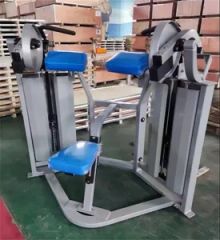 Professional Gym Fitness Equipment Arms Strength Machine Seated ISO ...
