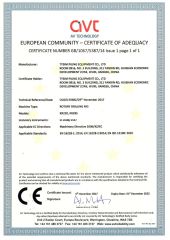 CE- KR220 285 certificate from TYSIM Piling Equipment Co., Ltd.