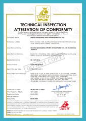 CE certificate from Beijing Qiangmeng Sports Development Co., Ltd