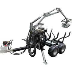 Timber Log Trailer with Crane for ATV and UTV - Image 5