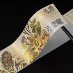 Unique Customized Bottle Label Stickers, Flexographic Printing From Guangdong - Foshan Yiersan Label Technology Co., Ltd.