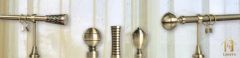 Aluminum Single Curtain Rod Brackets, Curtain Pole Brackets - Image 6