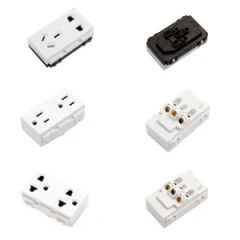OEM Electrical Outlet Multi Function Wall Power Socket with Protective Door - Image 5