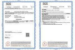 Hinge SGS 1 certificate from Guangdong Blossom Hardware Co., Ltd