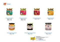 Heng's Kaya Pumpkin Spread 220g Made in Malaysia Coconut Flavour Jam for Breakfast Tea - Image 2