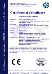 CE-CR certificate from NANJING RUIZHI INDUSTRIES LTD