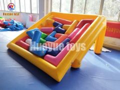 8FT Team Building Inflatable Game Inflatable Puzzle Blue Games - Image 2