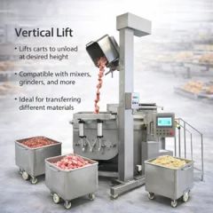 Customizable 200L Milk Cart Lifter and Tipper Stainless Bucket Elevator Bin Hoist Machine for Food Dairy Processing Plant - Zhucheng Yido Intelligent Technology Co., Ltd.