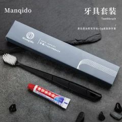Quality Hotel Supply Toothbrush with Mini Toothpaste Travel Set - Image 1
