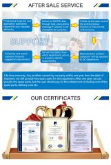 Company Show certificate from Jinan Tom Machinery Manufacturing Co., Ltd.