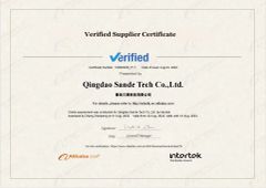 Certificate certificate from Qingdao Jinchuan Machinery Co., Ltd.