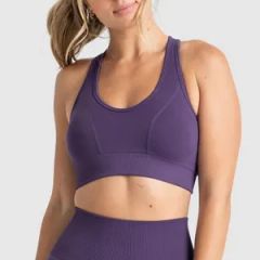 High-Impact Ribbed Sports Bra for Women with Supportive Waistband - JIANGXI EDMOND FASHION CO., LTD.