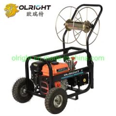 30bar Portable Power Sprayer with 7.5HP Gasoline Engine Big Wheels & Pipe - Image 2