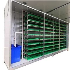 Newest Design Mobile Hydroponic Pasture Growing Machine Farm Equipment With 120 trays for cud chewer feeding - Image 2