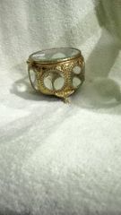 Round Gold Fancy Jewelry Boxes Color Gold Shape Round Ideal For Gift Jewellery Box Material - Image 2