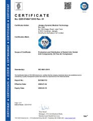 Company&product certificates certificate from Jiangsu Dynamic Medical Technology Co., Ltd.