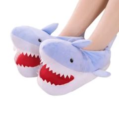 Men Women Ladies Kids Boy Girl Toddler Wholesale Bulk Warm Soft Fluffy Fuzzy Home House Indoor Shoes Animals Shark Slippers - Yangzhou Detuo Trading Co., Ltd.