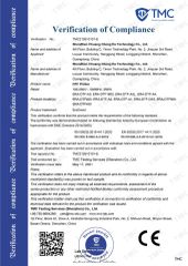 DTF Printer Certification certificate from Shenzhen Chuang Cheng Da Technology Co., Ltd.