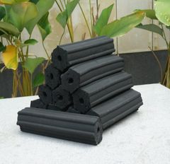 Premium BBQ Coconut Shell Charcoal Briquettes – Hexagonal 50 × 200 mm - Image 2