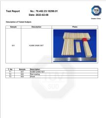 kubb certificate from Hangzhou Ez Leisure Co., Ltd