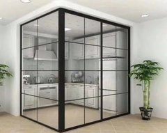 Slim Profile Glass Partition And Doors, Frameless Pattern Plain Thickness 8 mm Color Transparent Profile Size 40x16 Mm Glass Thickness 12 - Image 4