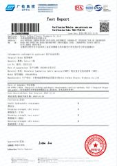 EN13795 certificate from Hefei YuChen Plastic Products Co., Ltd.