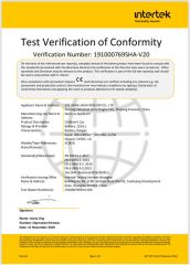 CE certificate from Zoom (Shenzhen) Trading Co., Ltd.