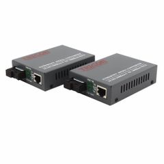 Single Mode Rova Media Convertor 10/100, For Networking Color Black Usage Networking Ease Of Use High Connector Type SC Data Rate - Image 3