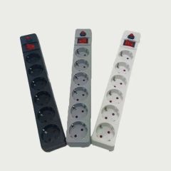 Standard 6 Way Extension Sockets Power Strip with Switch and Overload Protector - Image 4