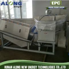 Screw Stacked Type Biogas Slurry Sludge Dewatering Machine Solid Liquid Separator Spiral Dehydrator - Image 2