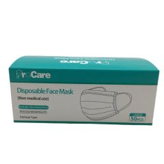 Breathable 3 Filter Layer Earloop Disposable Face Mask Protective 3ply Face Mask - Image 2