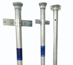 Gi Earthing Pipe With Funnel Shape Round Length 3 Meter Thickness 3 mm Finishing Brass Material Galvanized Iron Brand Gujarat Techno - Image 1