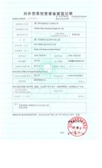 License Photo certificate from Xiamen Stroy Import & Export Co., Ltd.