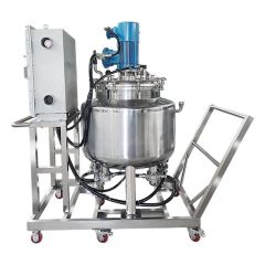 Korean Chemical Small Steam Heating Cosmetics High Speed Dispersion Mixing Tank - Image 4