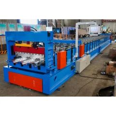 Teel Decking Floor Roll Forming Line Tile Making Machinery Steel Deck Roll Forming Machine - Image 3