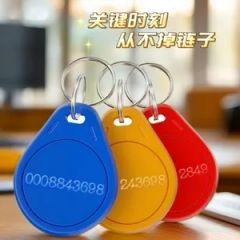 Type 3 IC Keychain Card -Blank Chip Card Material PVC Origin China Trademark zhonghu HS Code 4823900090 Transport Package - Image 3