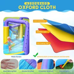 with Slide Jumping Area Interactive Inflatable Bouncers - Image 3