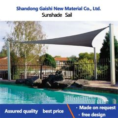 HDPE Net Triangle Rectangle Sunshade Sails for Garden Courtyard Shed Roofing - Image 2