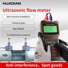 Remote Reading Digital Ultrasonic Clamp-on Water Flow Meter - Image 1