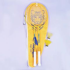Iron Badminton Rackets 1 Pair Set with Shuttles - Image 5