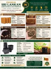 Coco peat/ coco pith blocks and agriculture products - Image 1