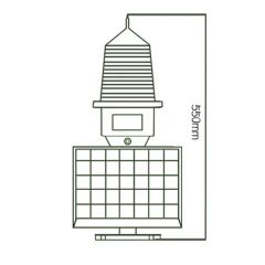 Medium Intensity Aviation Obstruction Lights with Solar Panel - Image 6