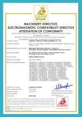 CE certificate of Genlitec (Fuzhou) Power Equipment Co., Ltd. – certificate photo, supplier certificates section